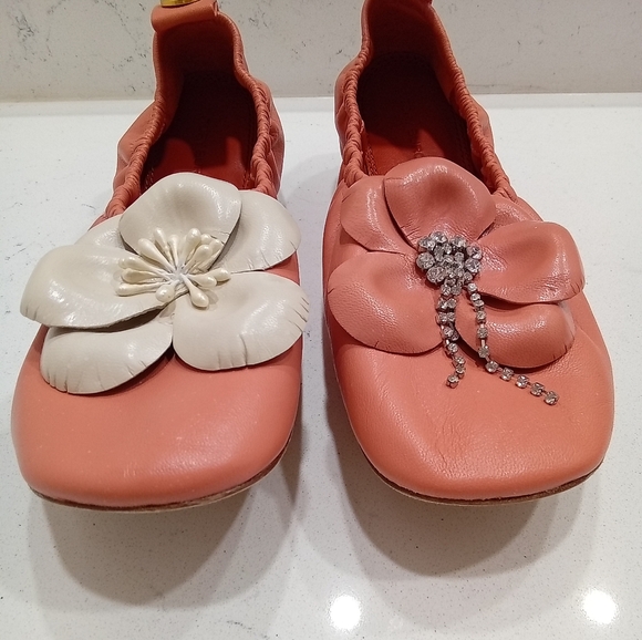 Like New!Tory Burch Canyon Ballet Flats 7 1/2 - Picture 12 of 12